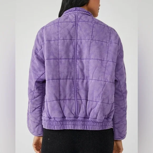 Free People Quilted Doleman Jacket Size Large - Picture 3 of 8